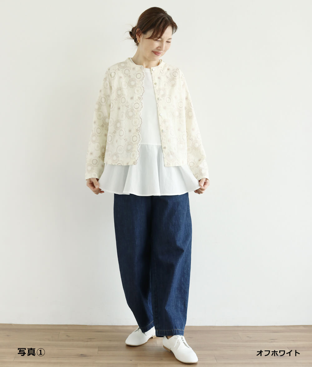 異素材合わせプルオーバー