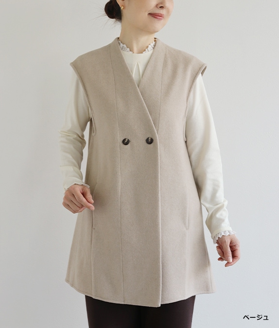 モッサベストl 大人の婦人服 オルウェイズ公式通販サイト スーツ ベスト 女性用 ボタンアップ クリスマス ビジネス カジュアル ドレッシー ダブルブレスト ウエストコート ベスト トップス