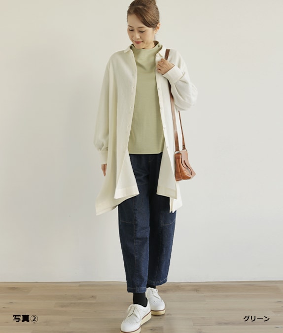 【SALE50%OFF】異素材合わせプルオーバー