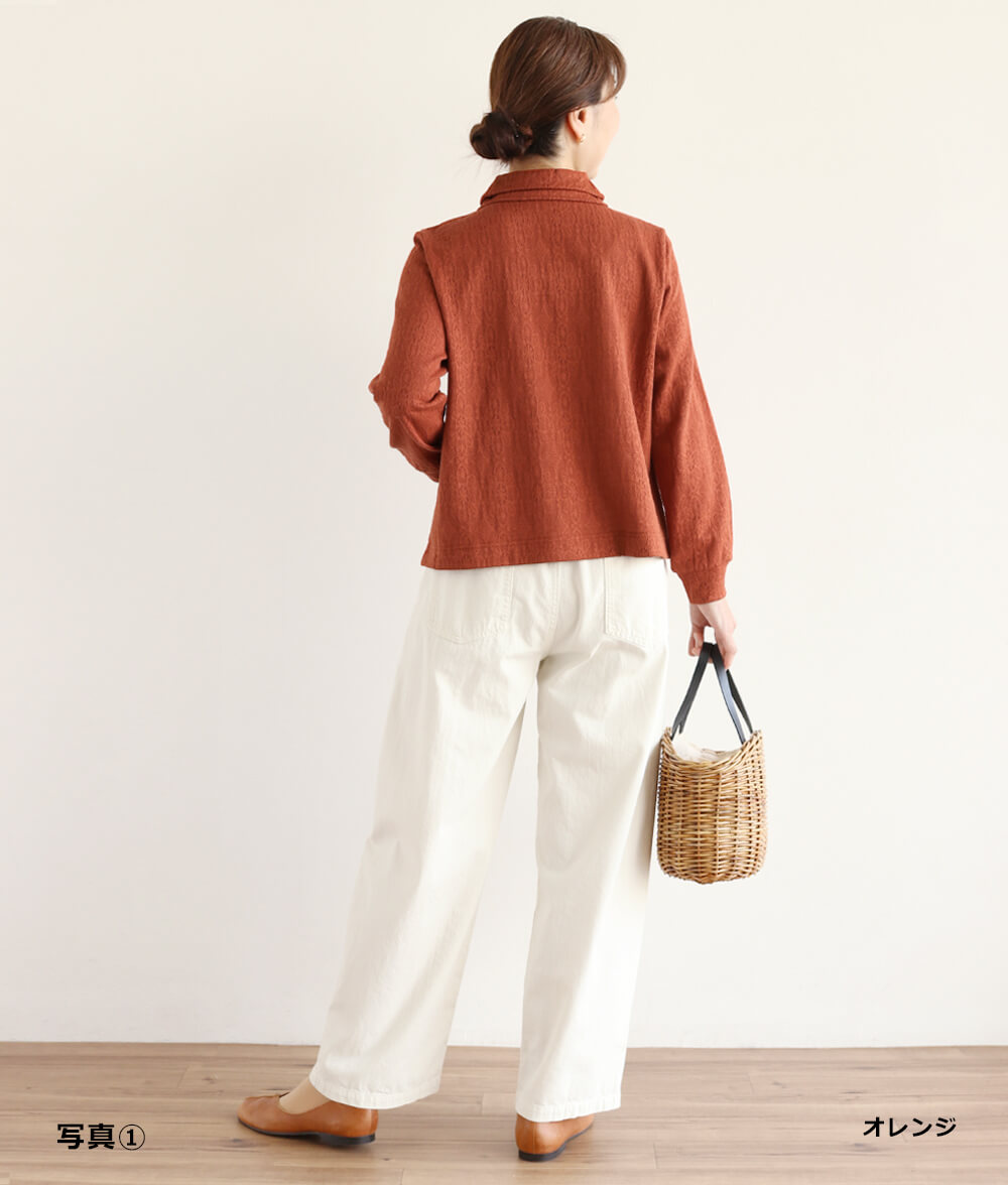 レースジャカードプルオーバー