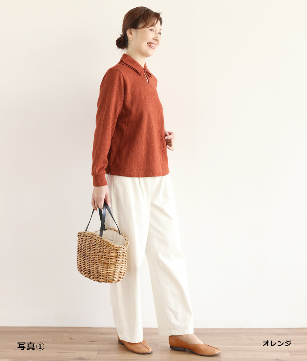 レースジャカードプルオーバー