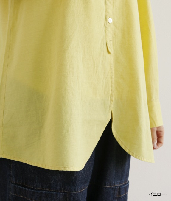 【SALE50%OFF】綿＆ウール製品染ブラウス