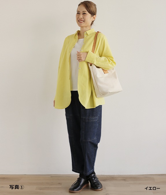 【SALE50%OFF】綿＆ウール製品染ブラウス