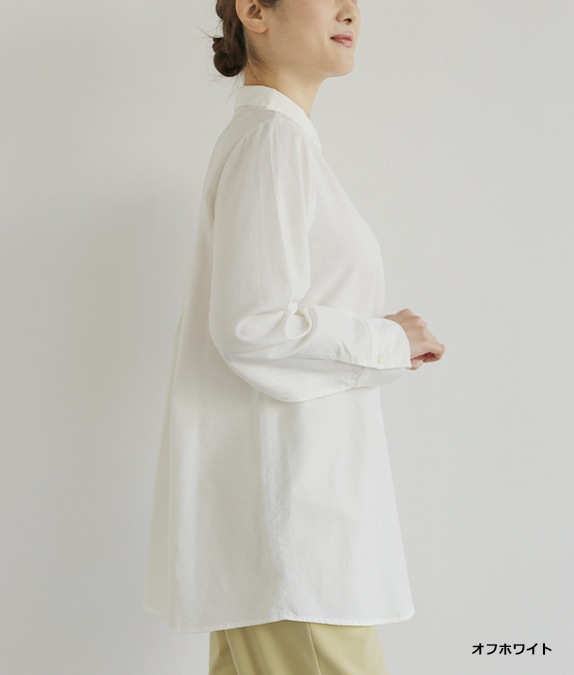 【SALE50%OFF】綿＆ウール製品染ブラウス