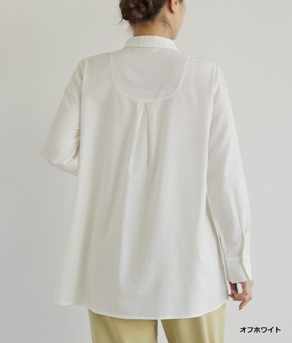 【SALE50%OFF】綿＆ウール製品染ブラウス