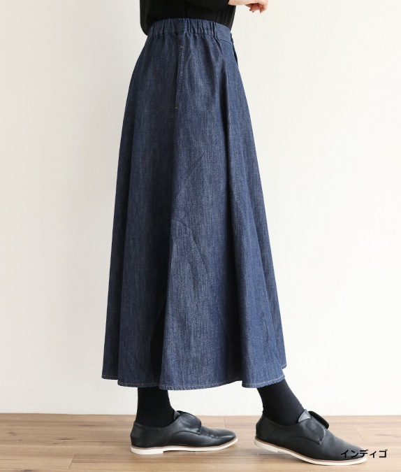 【SALE50％OFF】6オンスデニム8枚接ぎスカート