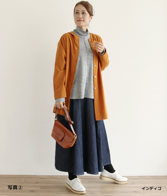 【SALE50％OFF】6オンスデニム8枚接ぎスカート