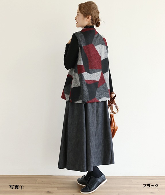 【SALE50％OFF】6オンスデニム8枚接ぎスカート