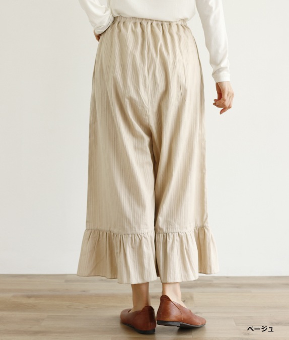 【9/4(金)10時～9/15(火)13時 2点以上で10%OFF】【アウトレットSALE70%OFF】カラミ織ペチパンツ