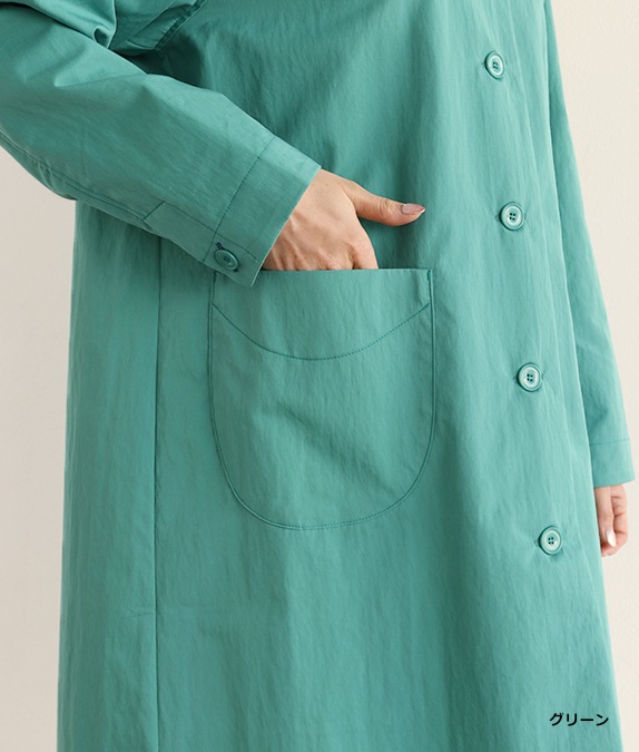 新品未使用タグ付き　INDIVI　03/XXXS　ハーフコート　パステルグリーン コンパクトギャバジャケット l 大人の婦人服 オルウェイズ公式通販サイト