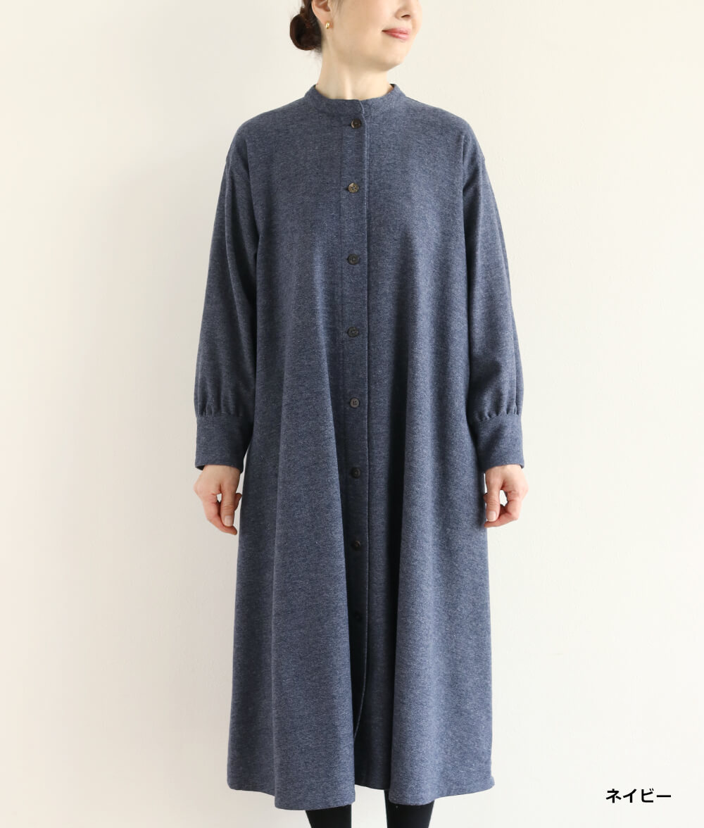 ウールジャカードワンピースl 50代・60代からの婦人服 オルウェイズ