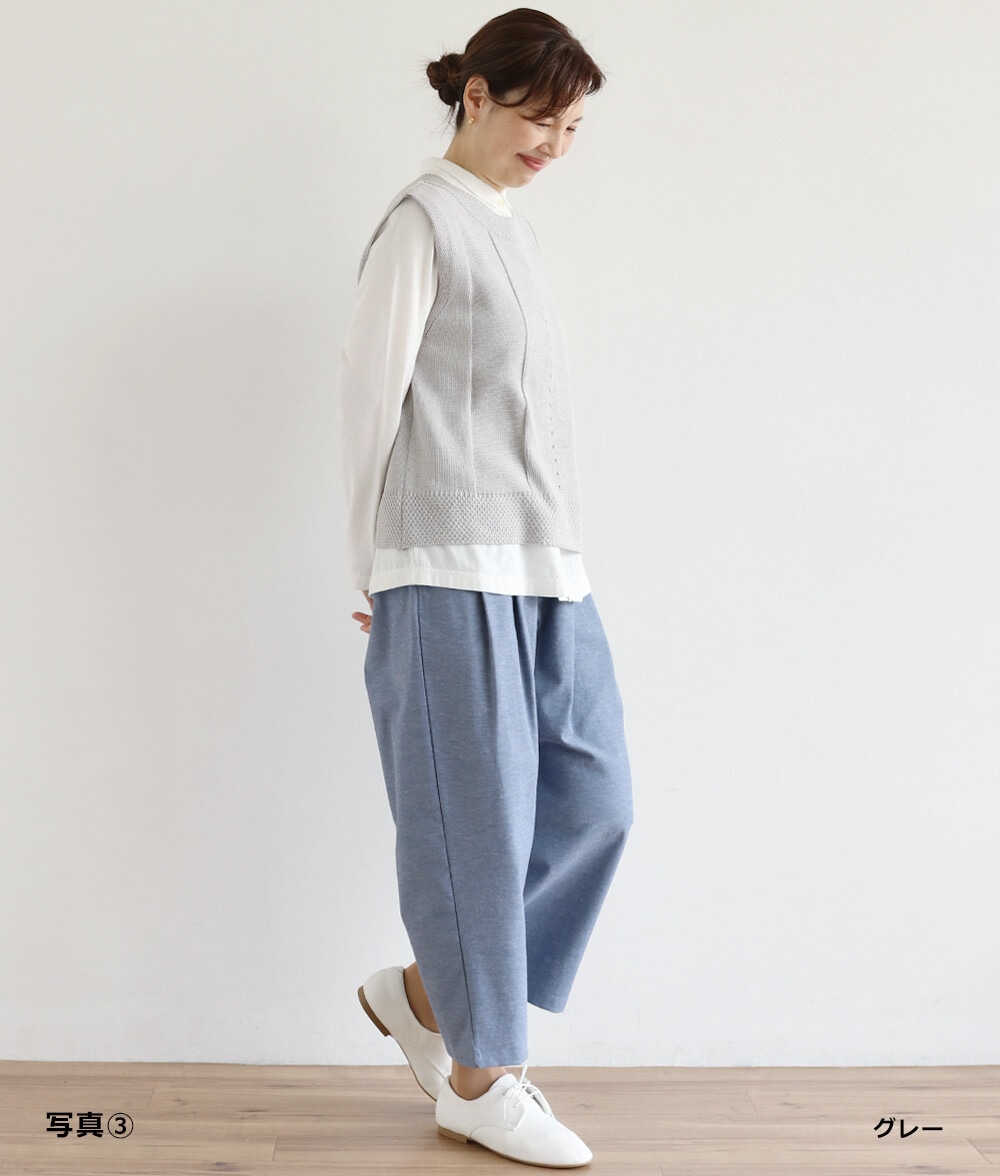 アイレットニットベスト