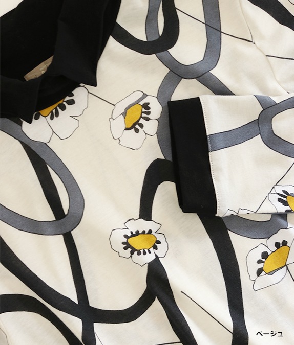 【再値下げSALE70%OFF】テープ＆フラワープルオーバー