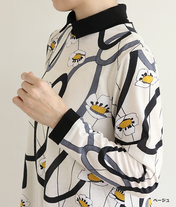 【再値下げSALE70%OFF】テープ＆フラワープルオーバー