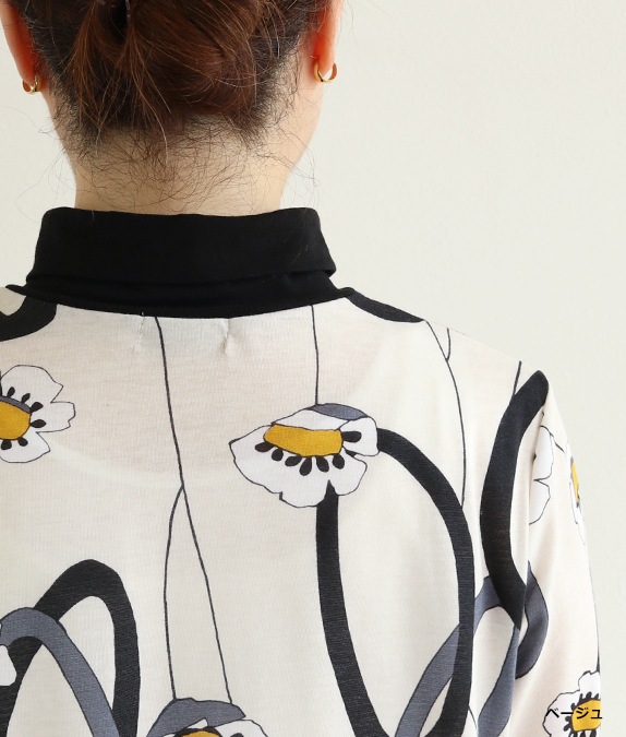 【再値下げSALE70%OFF】テープ＆フラワープルオーバー