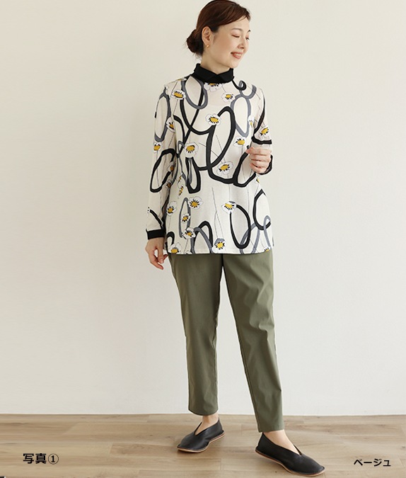 【再値下げSALE70%OFF】テープ＆フラワープルオーバー