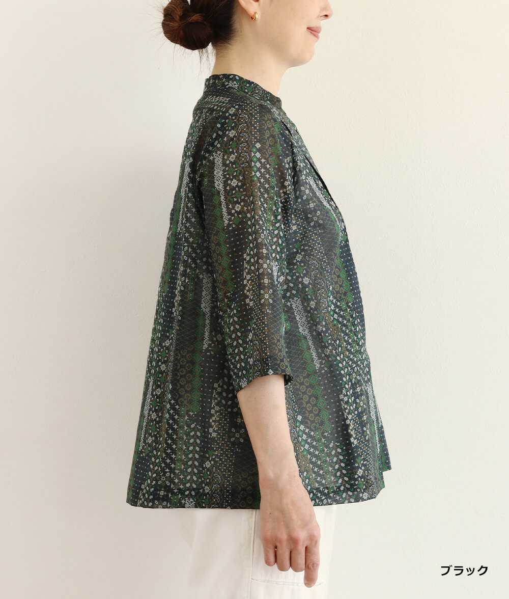 シフォンボイルブラウス