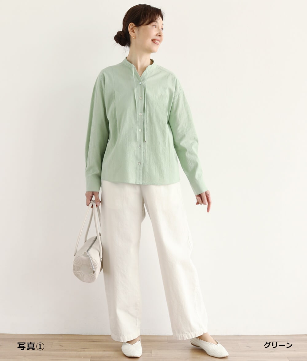 キャッチワッシャーブラウス