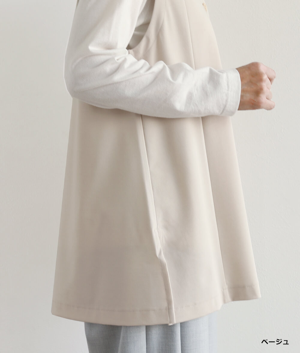 ストレッチジャージーベスト