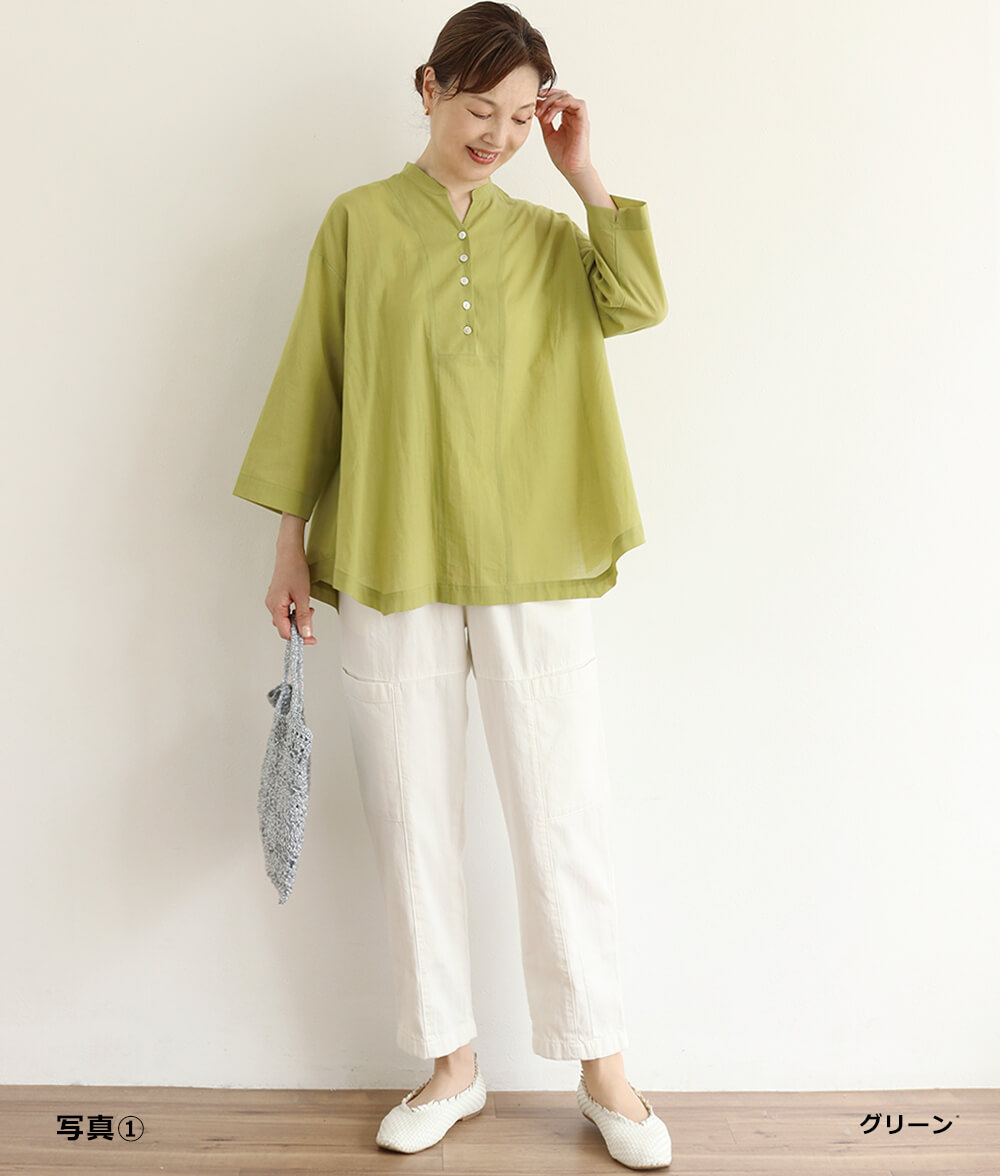 【SALE30%OFF】桐七炊きトライアングルブラウス