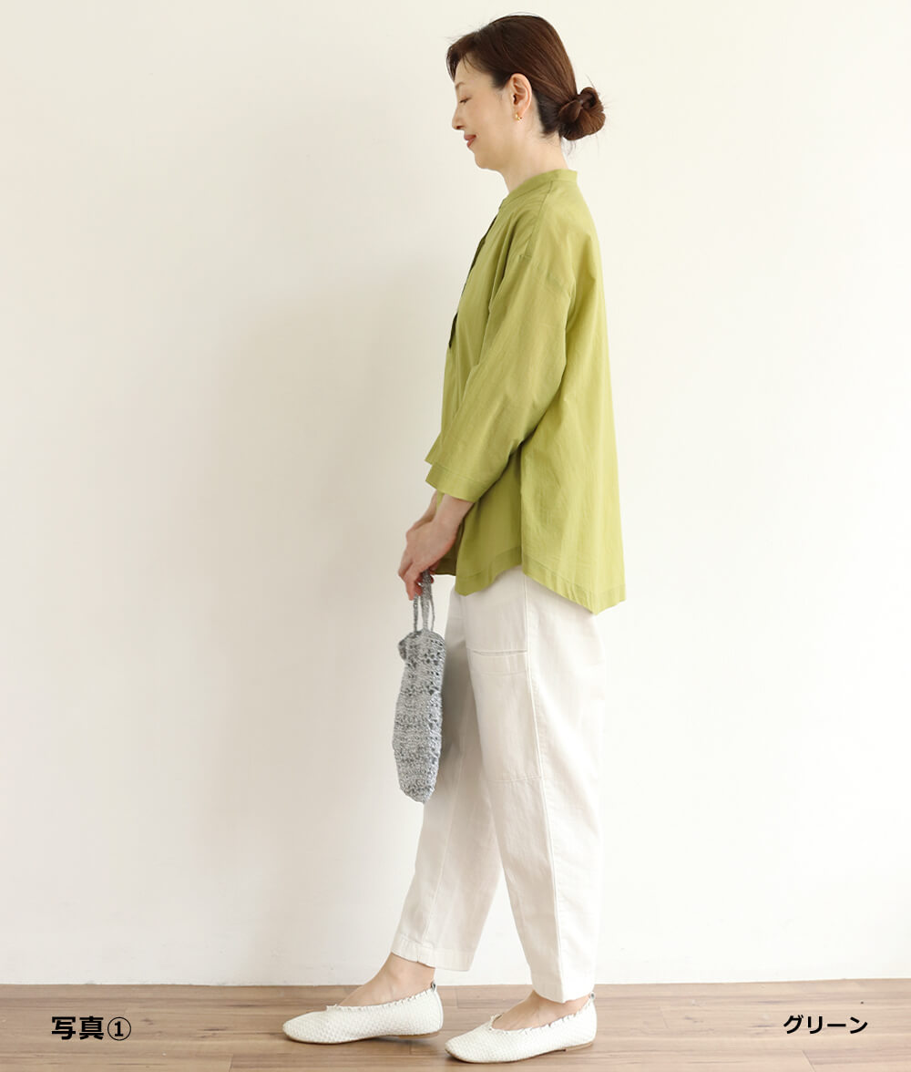 【SALE30%OFF】桐七炊きトライアングルブラウス