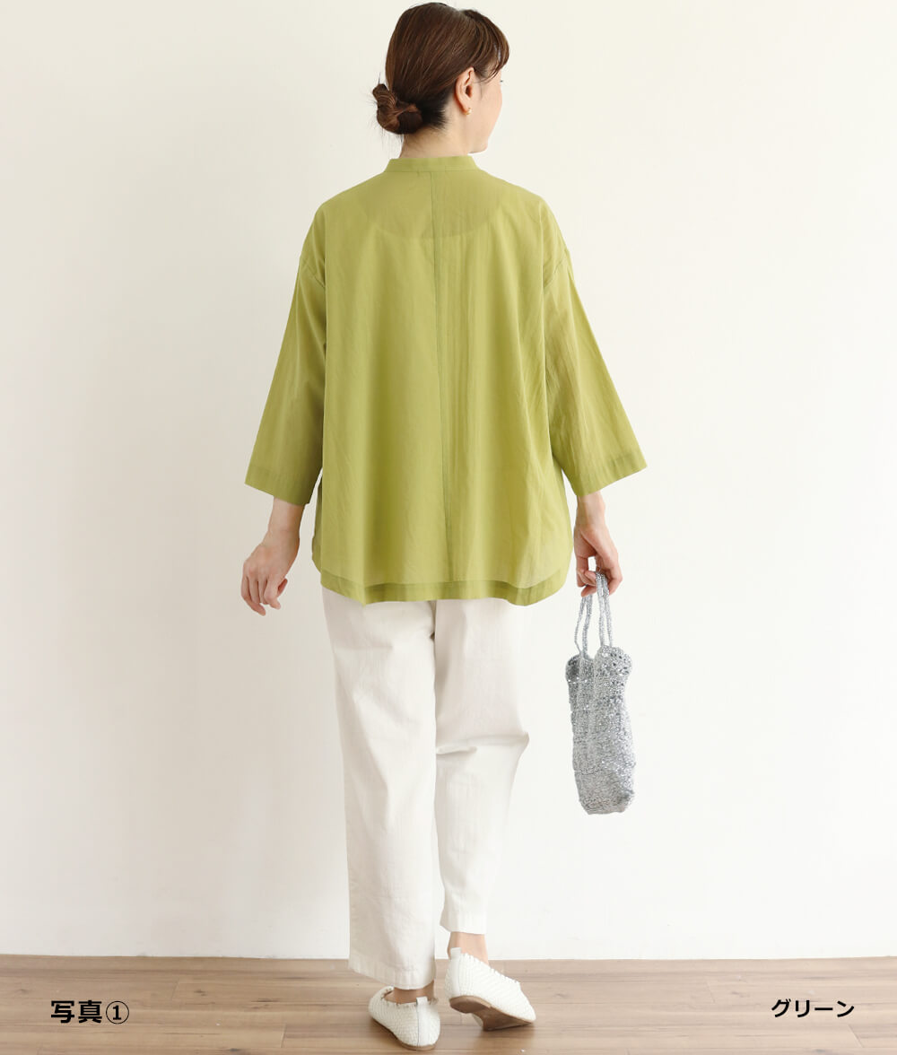 【SALE30%OFF】桐七炊きトライアングルブラウス