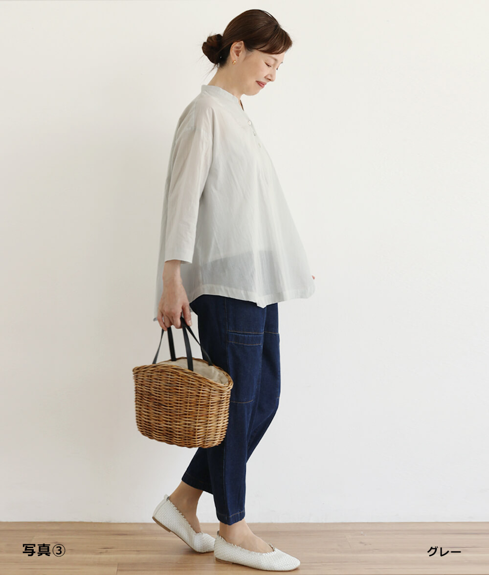 【SALE30%OFF】桐七炊きトライアングルブラウス