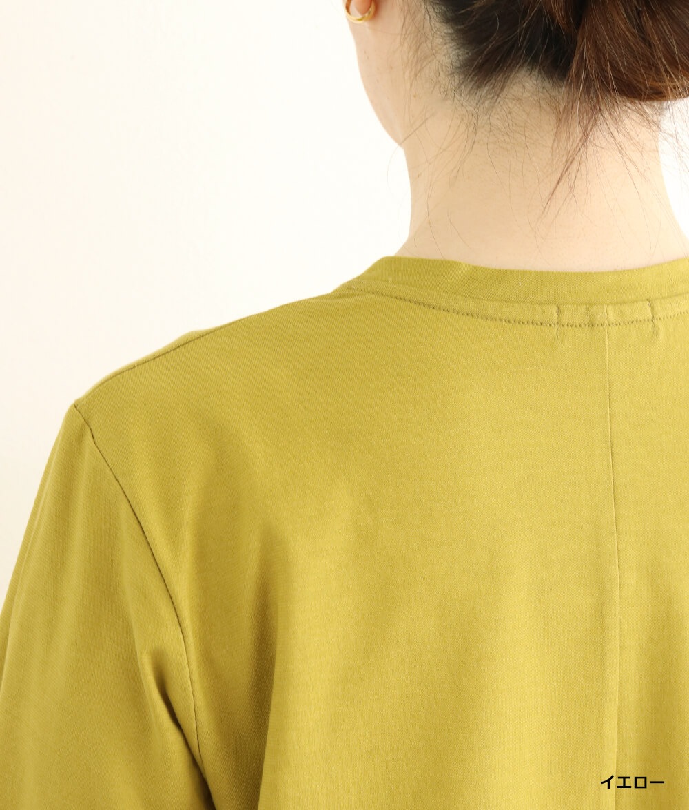 ARTS&SCIENCE コットン プルオーバー イエロー サイズ1 強撚SZカットソープルオーバーl 50代・60代からの婦人服 オルウェイズ