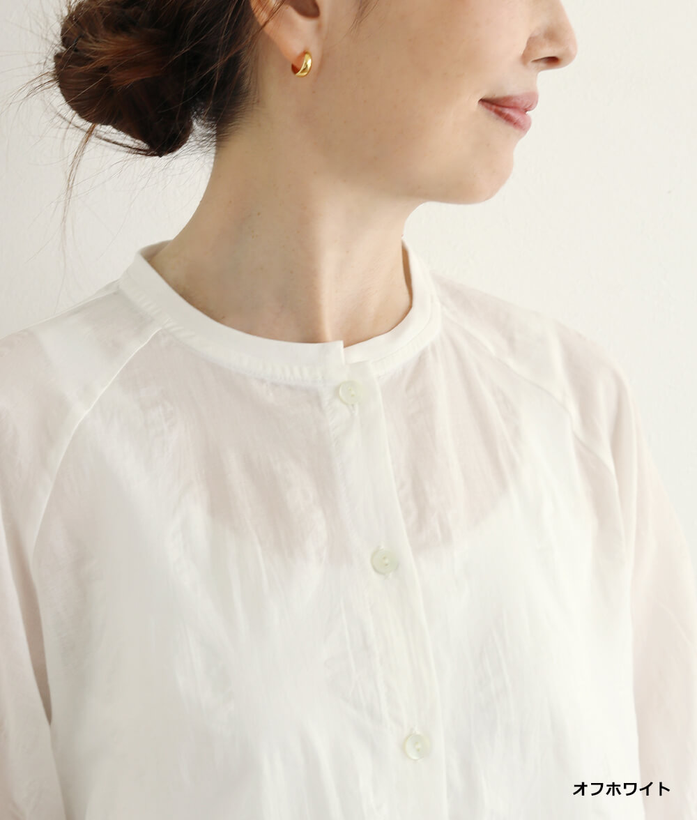 【SALE20%OFF】塩縮ドットブラウス