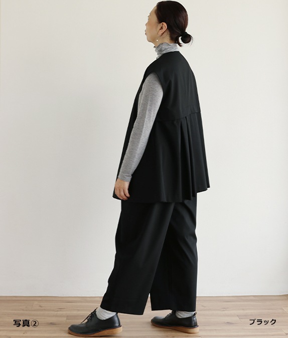 【SALE50％OFF】タックドレープパンツ