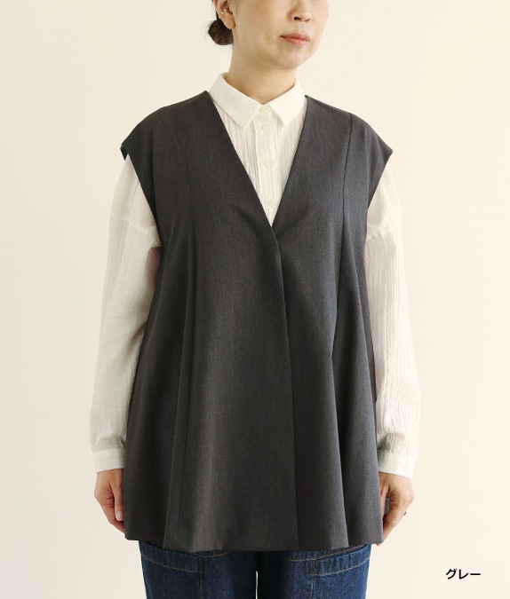 【SALE50％OFF】フレアベスト