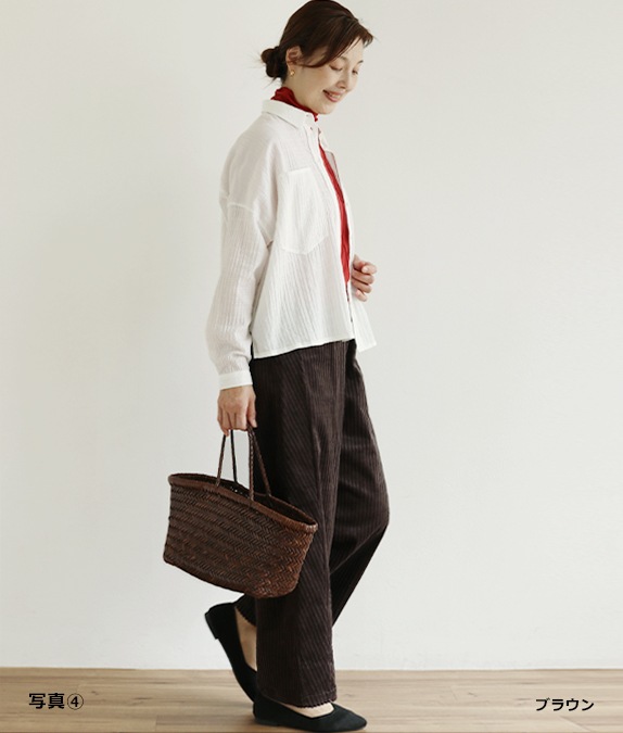 【SALE40％OFF】親子コールワイドパンツ