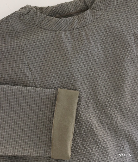 【SALE40％OFF】先染めサッカーチュニック