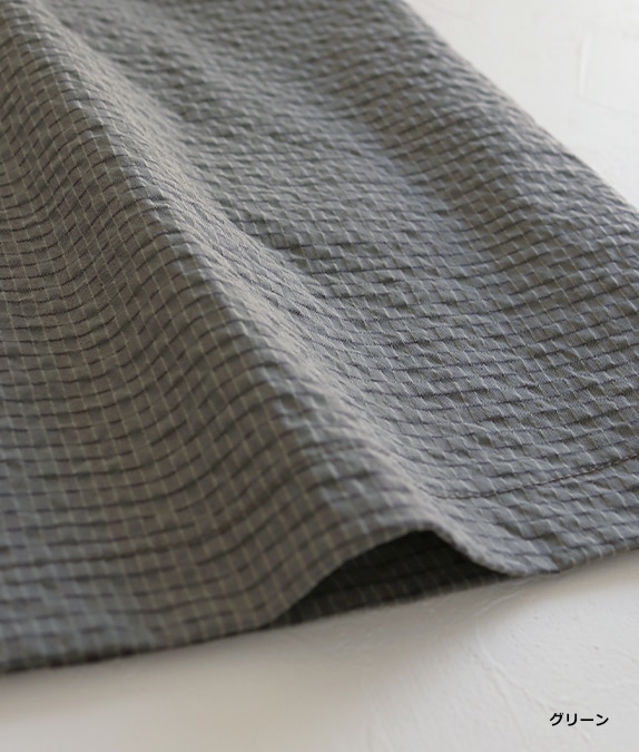 【SALE40％OFF】先染めサッカーチュニック