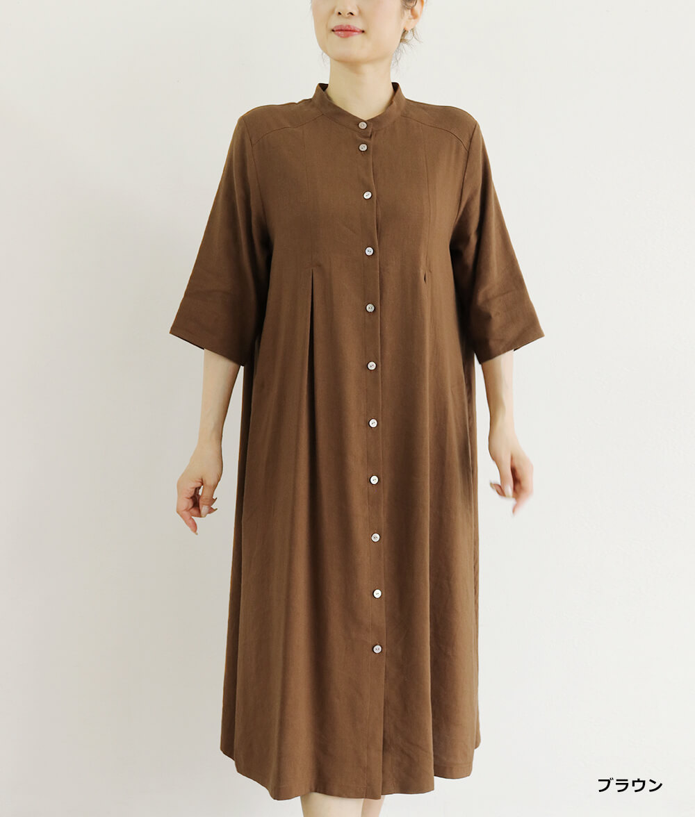 【SALE20%OFF】タックワンピース