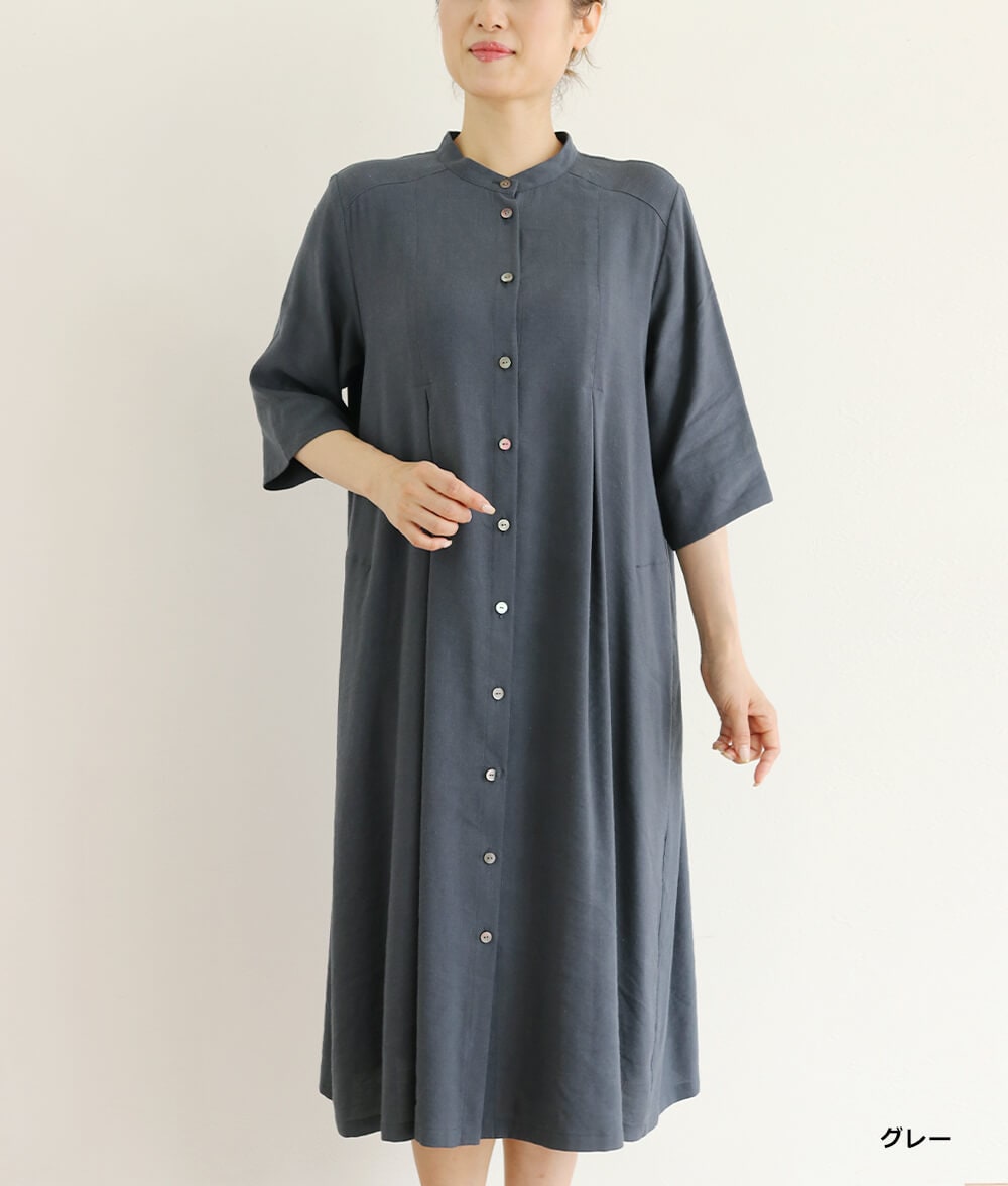 【SALE20%OFF】タックワンピース