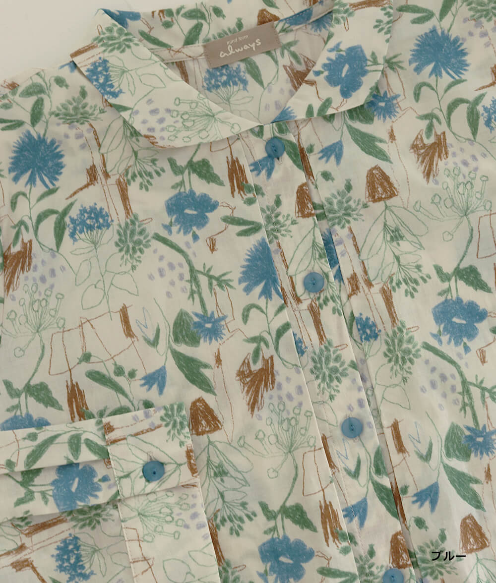 フレアーブラウス