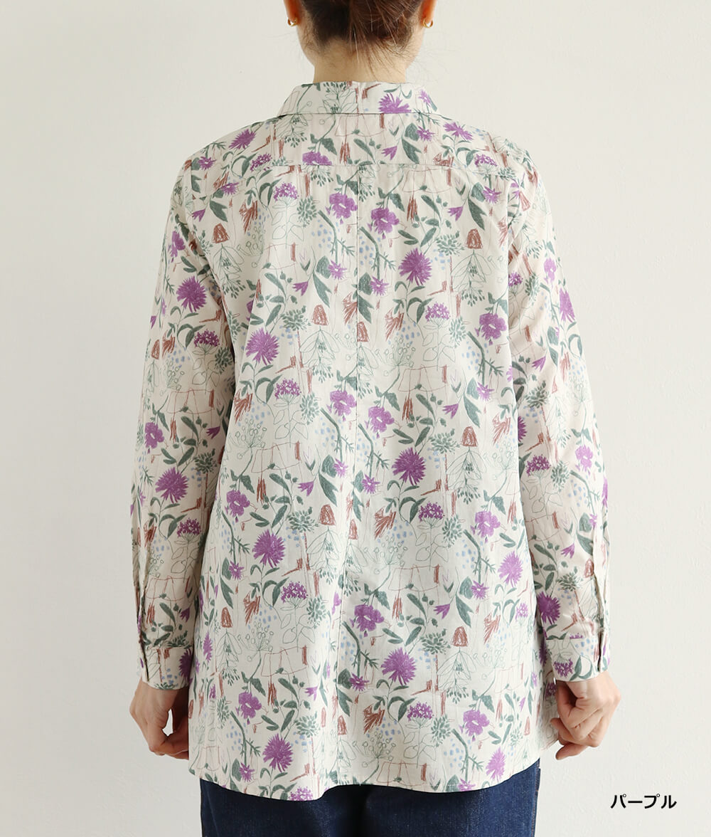 フレアーブラウス