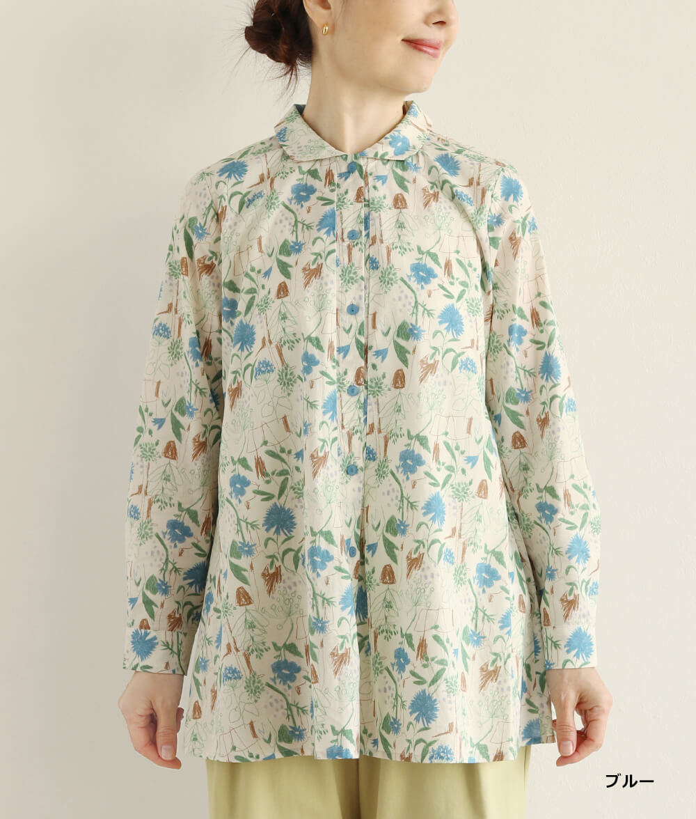 フレアーブラウス