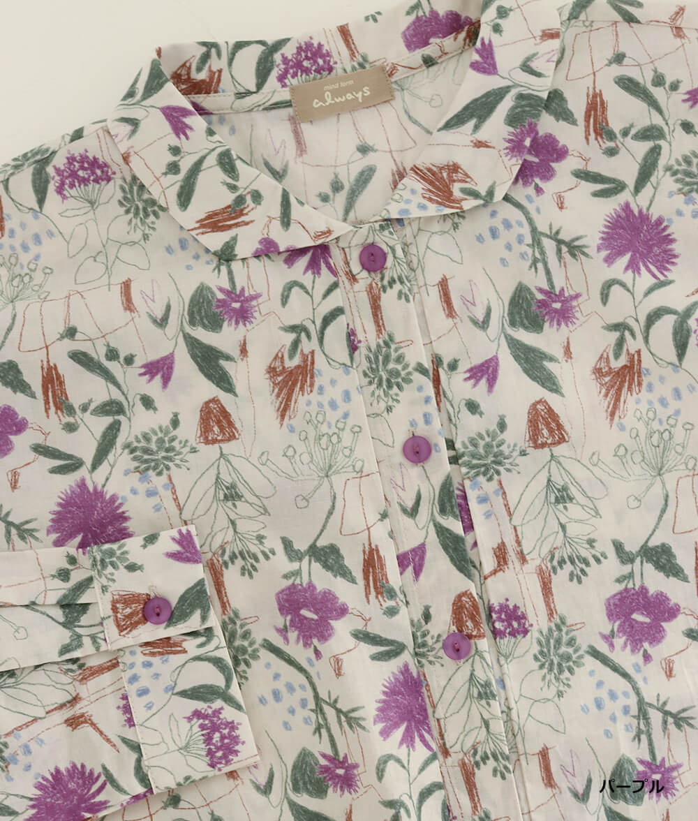 フレアーブラウス