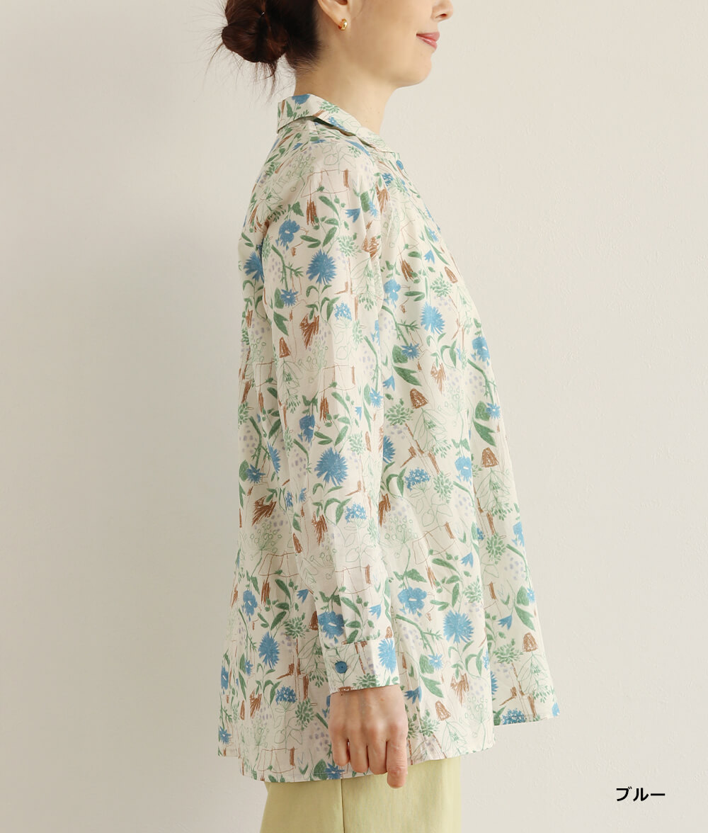 フレアーブラウス