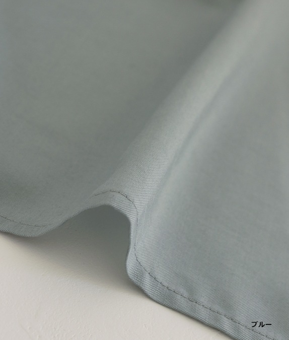 【SALE60%OFF】異素材使いタックブラウス