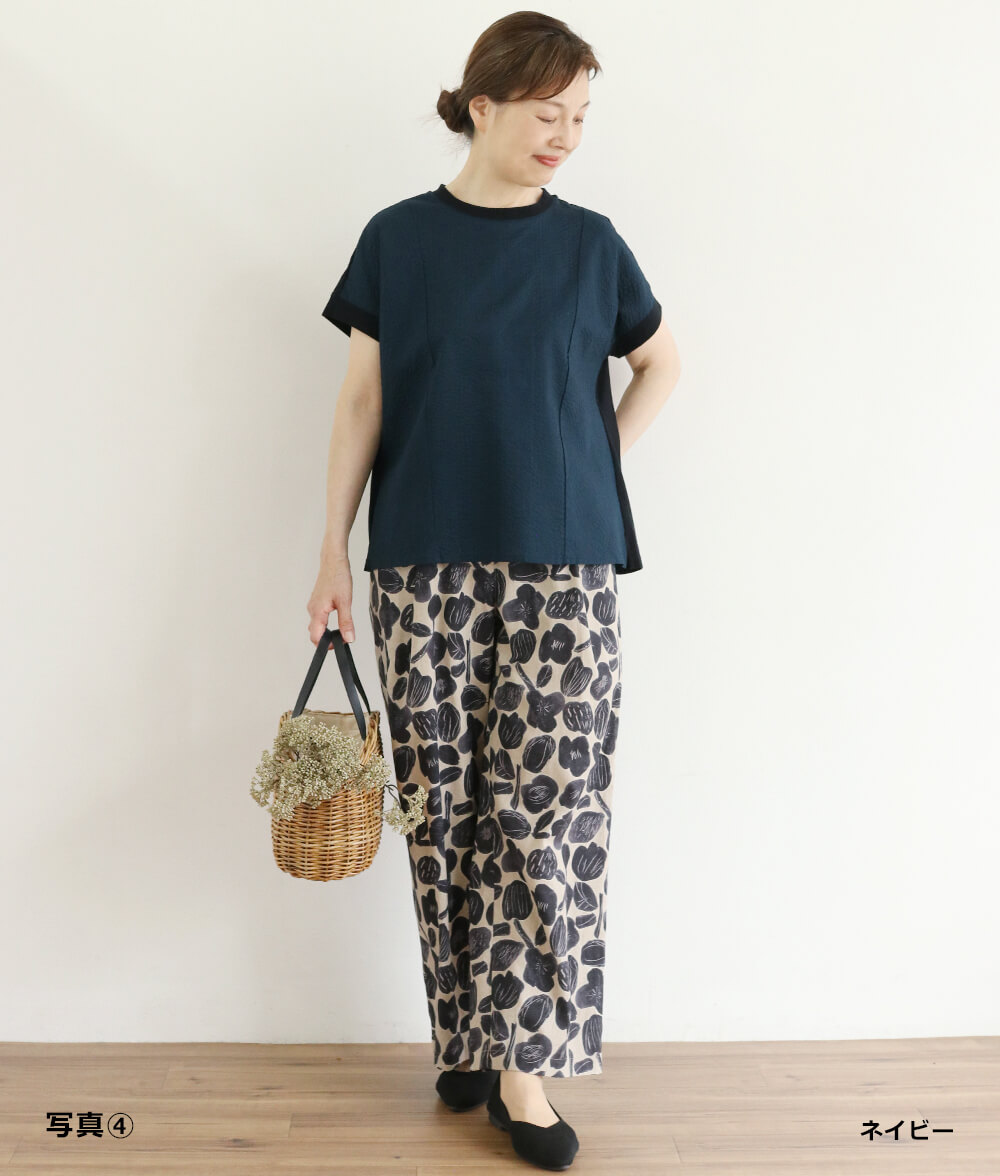 【SALE20%OFF】リップル＆カットソープルオーバー