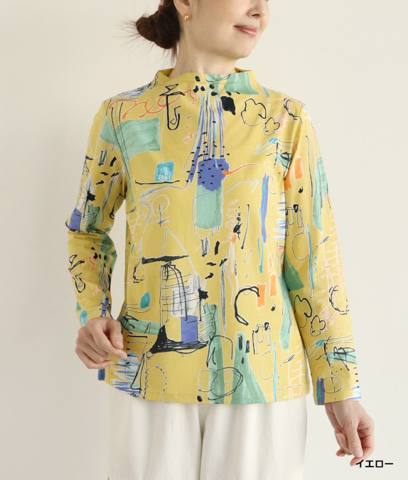 【SALE40%OFF】らくがきプリントプルオーバー