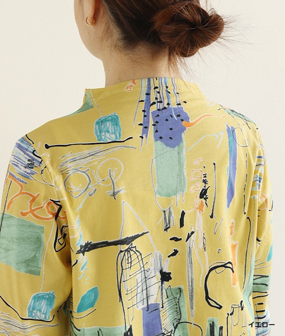 【SALE40%OFF】らくがきプリントプルオーバー