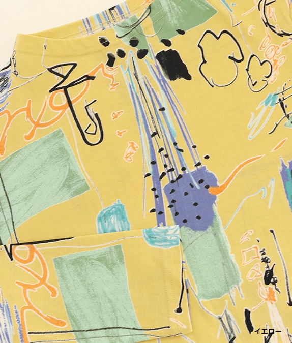 【SALE40%OFF】らくがきプリントプルオーバー