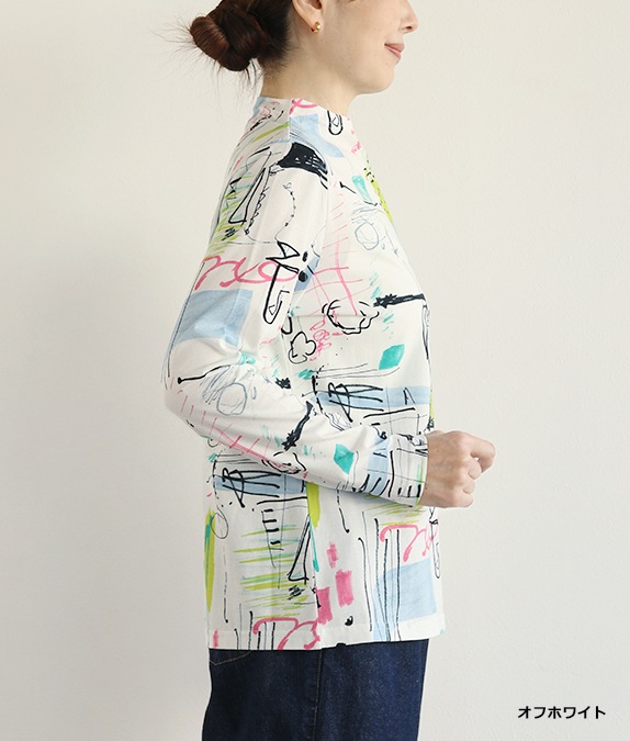 【SALE40%OFF】らくがきプリントプルオーバー