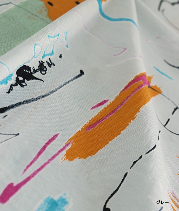 【SALE40%OFF】らくがきプリントプルオーバー