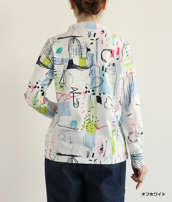 【SALE40%OFF】らくがきプリントプルオーバー