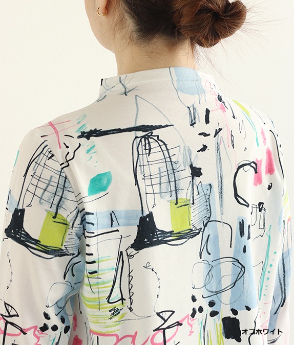 【SALE40%OFF】らくがきプリントプルオーバー